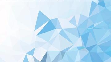 Abstract blue and white geometric background vector