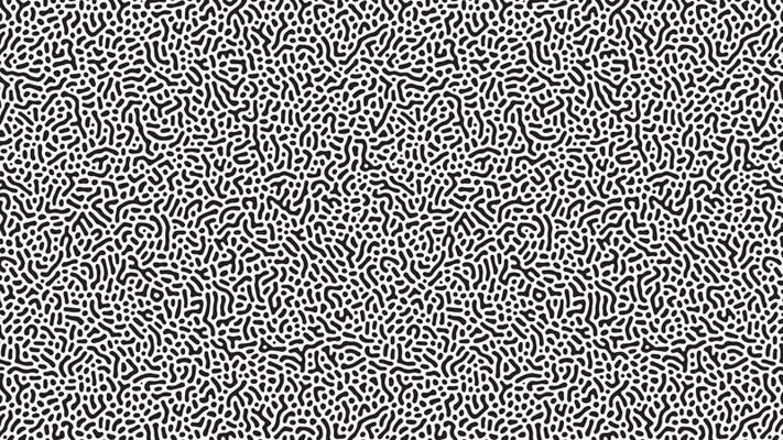 Abstract turing organic wallpaper background