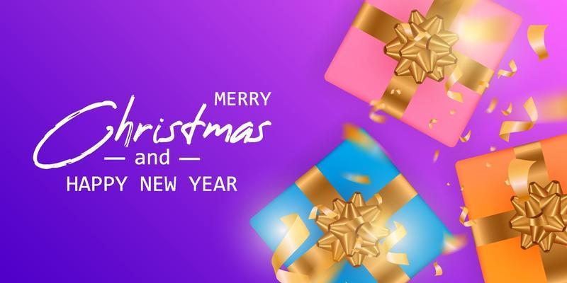 Merry Christmas and Happy New Year card