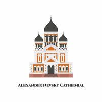 St. Alexander Nevsky Cathedral. It  is a Bulgarian Orthodox cathedral in Sofia, the capital of Bulgaria. It's amazing buildings with old architecture. This cathedral was beautiful for tourist visit vector