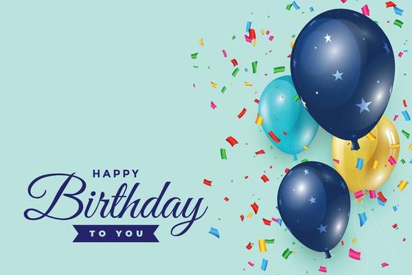 Happy Birthday Template Vector Art, Icons, and Graphics for Free Download