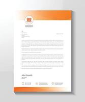 New Orange letterhead design for business