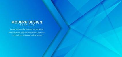 Template vector Abstract blue diagonal background for business banner for announcement