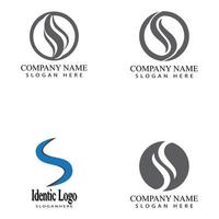 vector de diseño de logotipo de letra s corporativa empresarial