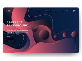 Liquid Abstract Background Red Minimal for landing pages vector