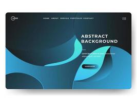 Liquid Abstract Background Blue Minimal for landing pages vector