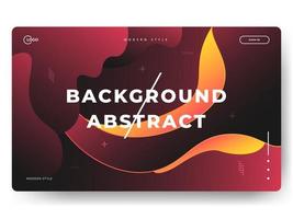 Liquid Abstract Background Red Minimal for landing pages vector