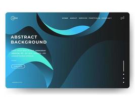 Liquid Abstract Background Blue Minimal for landing pages vector