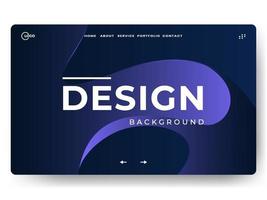 Liquid Abstract Background Blue Minimal for landing pages vector