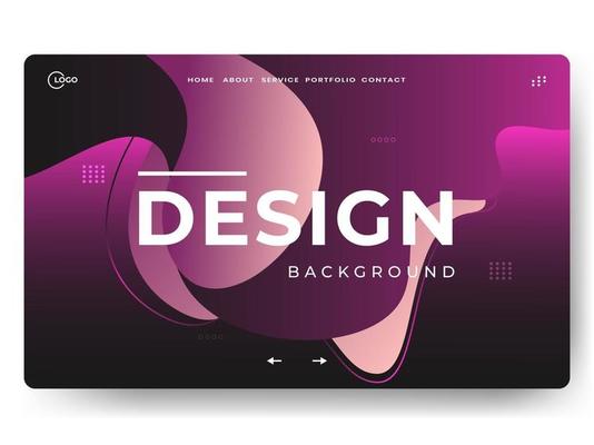 Liquid Abstract Background Pink Minimal for landing pages