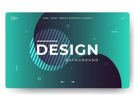 Liquid Abstract Background Green Minimal for landing pages vector