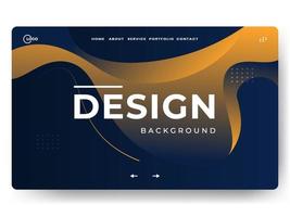 Liquid Abstract Background Gold Minimal for landing pages vector