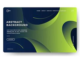 Liquid Abstract Background Green Minimal for landing pages vector