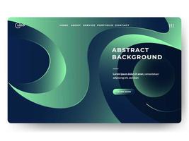 Liquid Abstract Background Green Minimal for landing pages vector