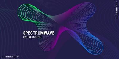 Abstract background music wave design Suitable for posters flyers banners advertising websites etc Vector Illustration