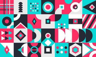 Abstract geometric background with minimal trendy design vector