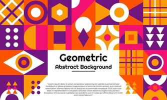 Abstract geometric background with minimal design vector