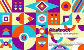 Abstract geometric background with minimal trendy design vector
