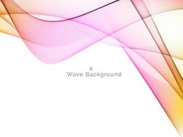 colorful motion wave style abstract background vector