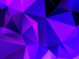 Abstract colorful triangular geometric crystal background vector