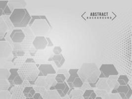 Abstract grey and white geometric stylish modern background design vector