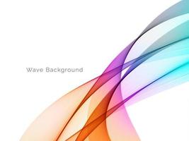 colorful motion wave style abstract background vector