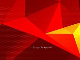 Modern colorful geometric polygon background vector