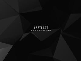 Dark geometric black abstract background elegent design pattern vector