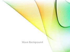 colorful motion wave style abstract background vector