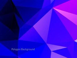 Abstract colorful triangular geometric crystal background vector