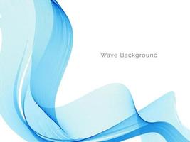 Abstract blue modern dynamic wave design background vector