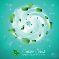 Extreme Fresh Swirl Composition Vector Illustration