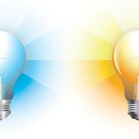 Light temperature scale vector