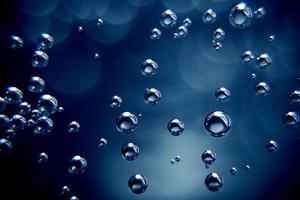 Abstract background with air bubbles photo