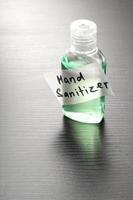 Minimalist image of a hand sanitizer photo