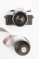 cámara de película slr vintage foto