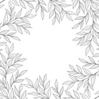 BACKGROUND WITH BRANCHES OF RUSKUS vector