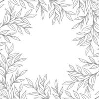 BACKGROUND WITH BRANCHES OF RUSKUS vector