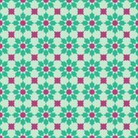 Vintage floral tile seamless pattern in Peranakan cultural Malaysia vector