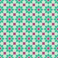 Vintage floral tile seamless pattern in Peranakan cultural Malaysia vector