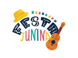 festa junina day concept vector