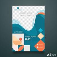 Brochure layout design Corporate business annual report catalog magazine flyer template