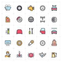 Traffic and Accident Color Icon
