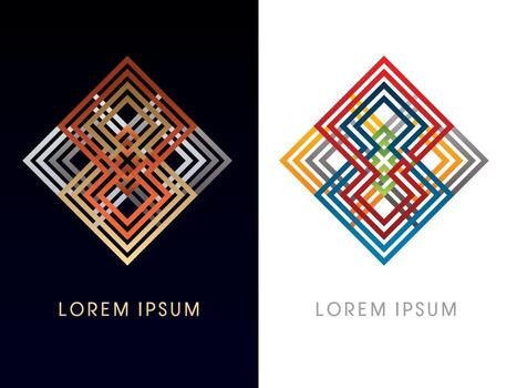 Line Abstract Box Square Vector