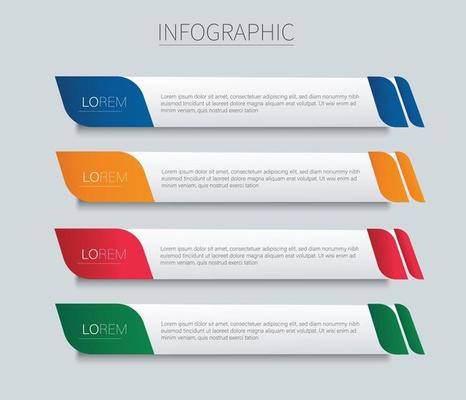 set of modern square isolated color frame template background vector illustration EPS10