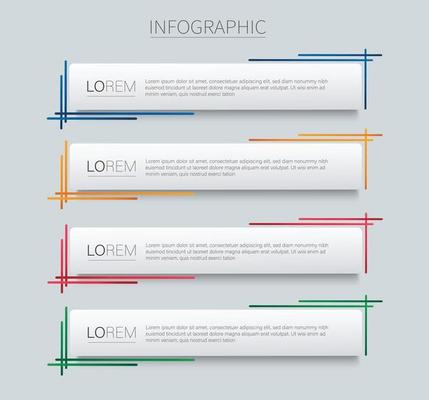 set of modern square isolated color frame template background