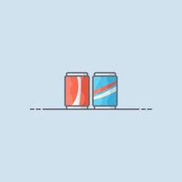 Soda vector icon illustration