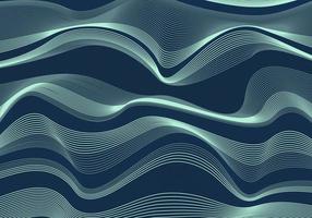 Abstract wave or wavy line blue sea pattern background and texture vector