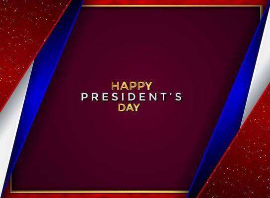 luxury abstract president day background