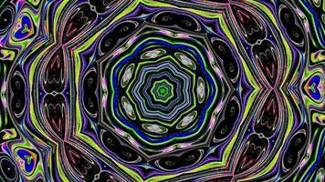 Multicolored Motion Graphics Kaleidoscope video
